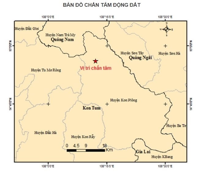 Subsequent earthquakes strike Kon Tum again on Sept. 10
